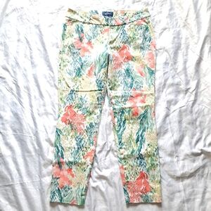 Old Navy | Colorful white pixie mid rise women's pant